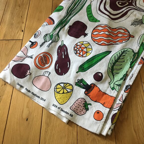 IKEA Paulin Machado Colourful Veggies 2014 Large Fabric Material Panel - Picture 14 of 14